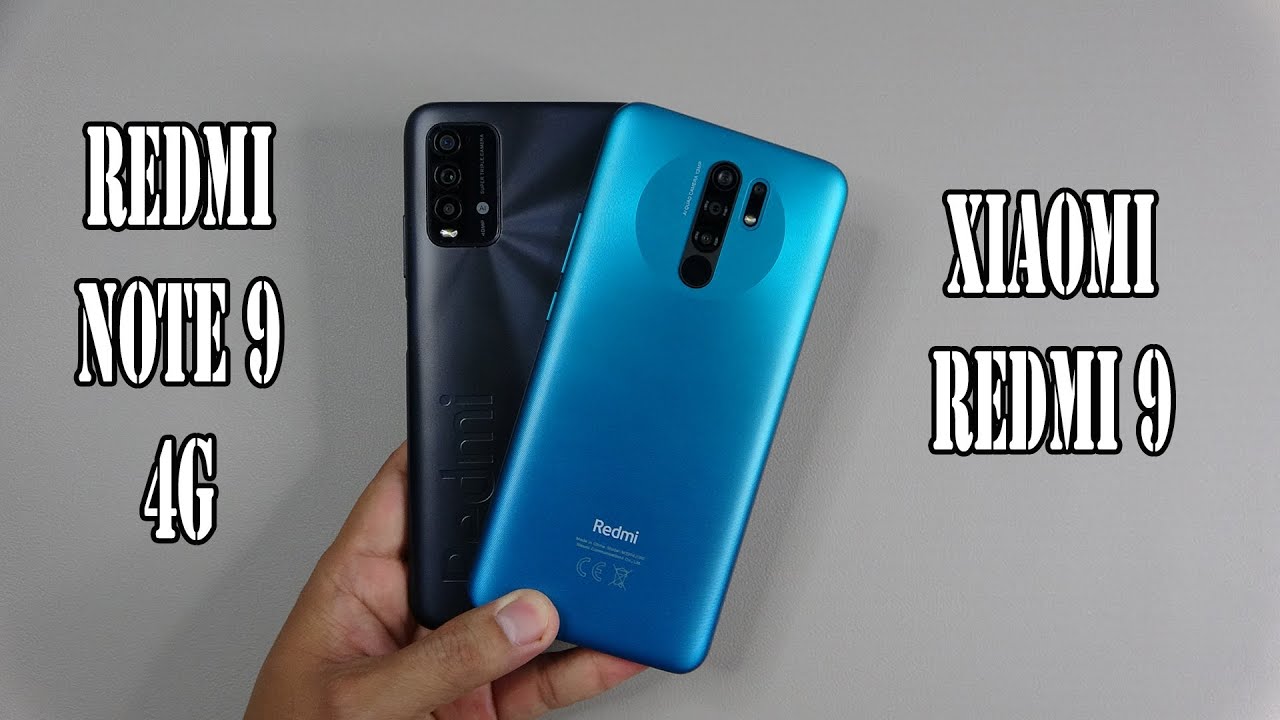 Xiaomi Redmi Note 9 4G vs Redmi 9 | SpeedTest and Camera comparison