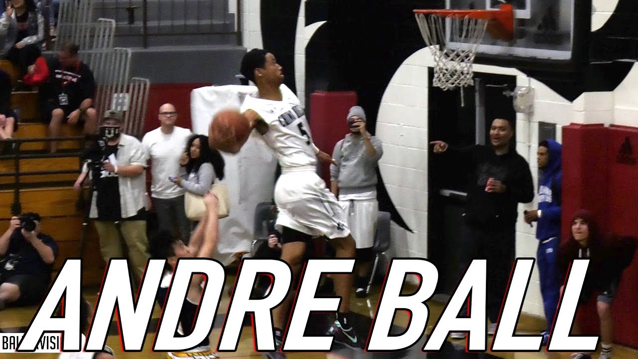 Andre Ball Ends Game With 3 Dunks in a Row! KILLS WINDMILL!