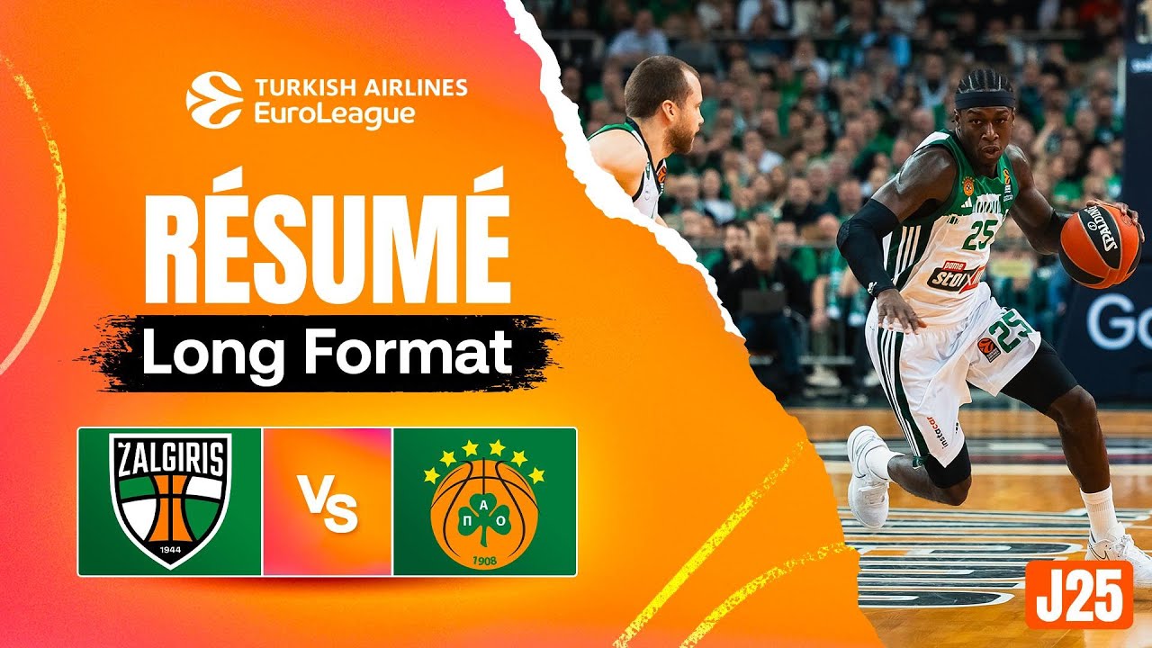 Mathias Lessort est MÉCHANT ! - Zalgiris vs Panathinaikos - Résumé - EuroLeague J25