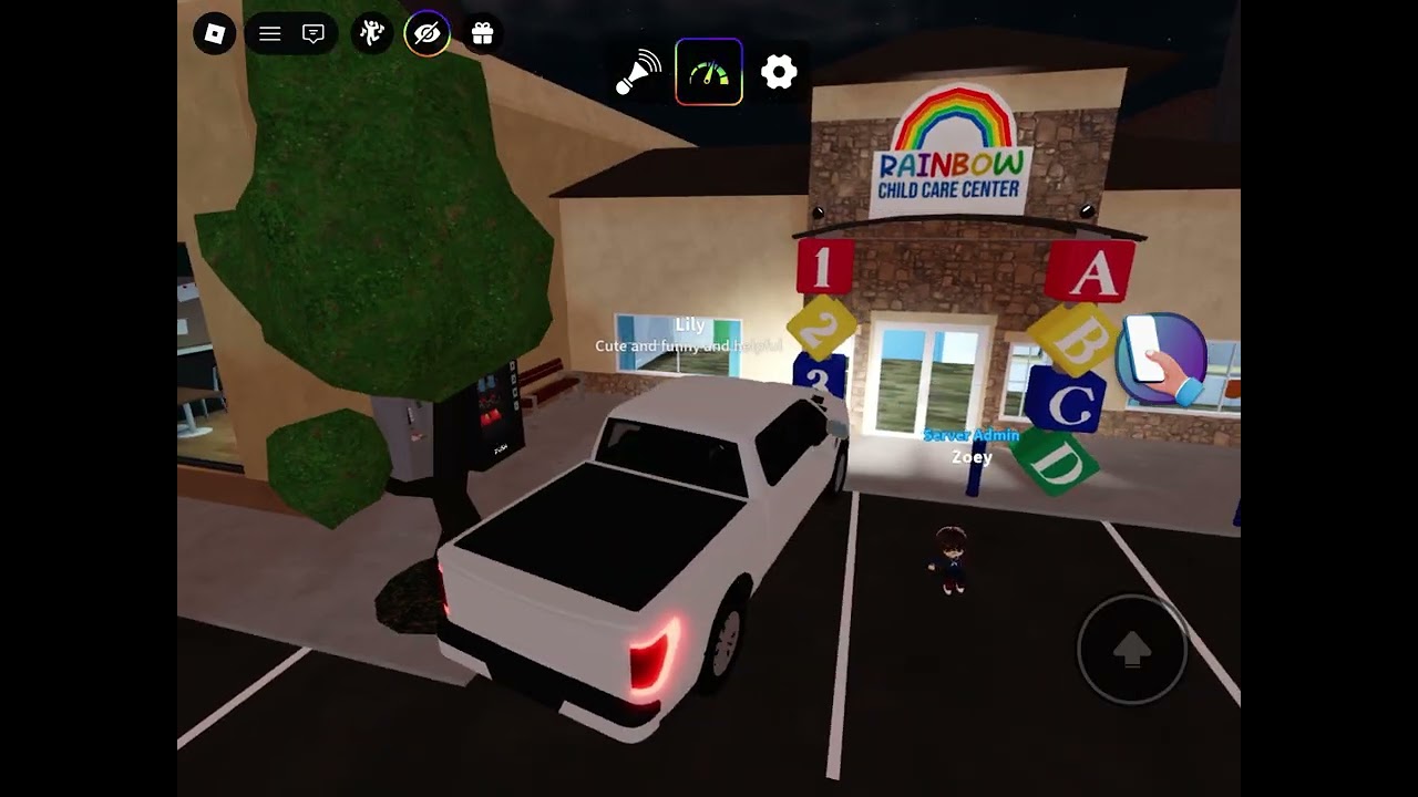 Playing in life together in roblox family 