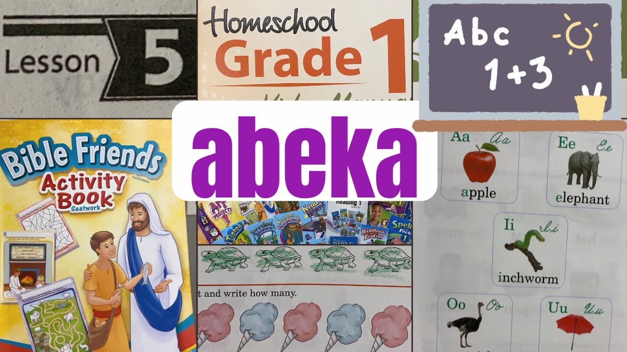 Abeka 1st grade lesson 5 preparation and homeschool with me ✏️ 