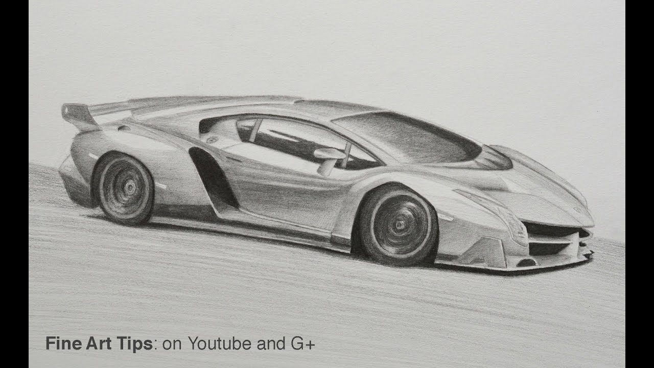 How to Draw a Lamborghini Veneno