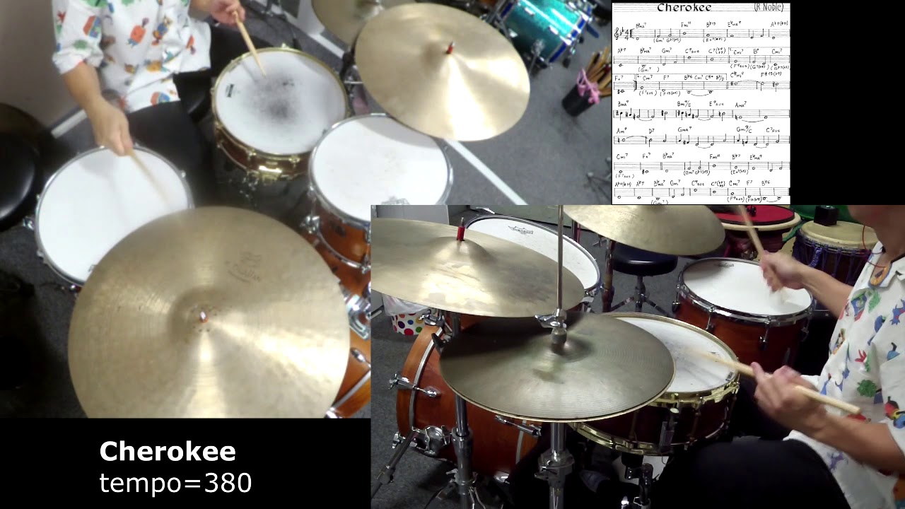 続（超）高速ジャズのお作法　チェロキー”CHEROKEE” tempo＝380
