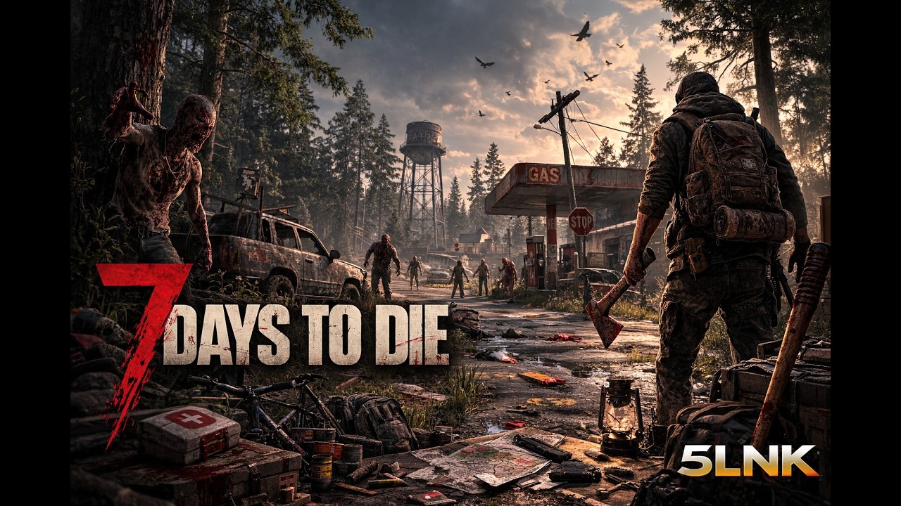 7 Days to die V2.5 // Интелект+Хардкор // #1 Старт
