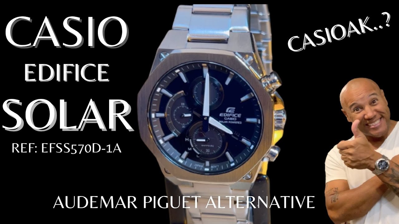 ОБЗОР ЧАСОВ CASIO EDIFICE SOLAR | Настоящие CASIOAK? | Альтернатива AP Royal OAK, артикул: EFSS57...