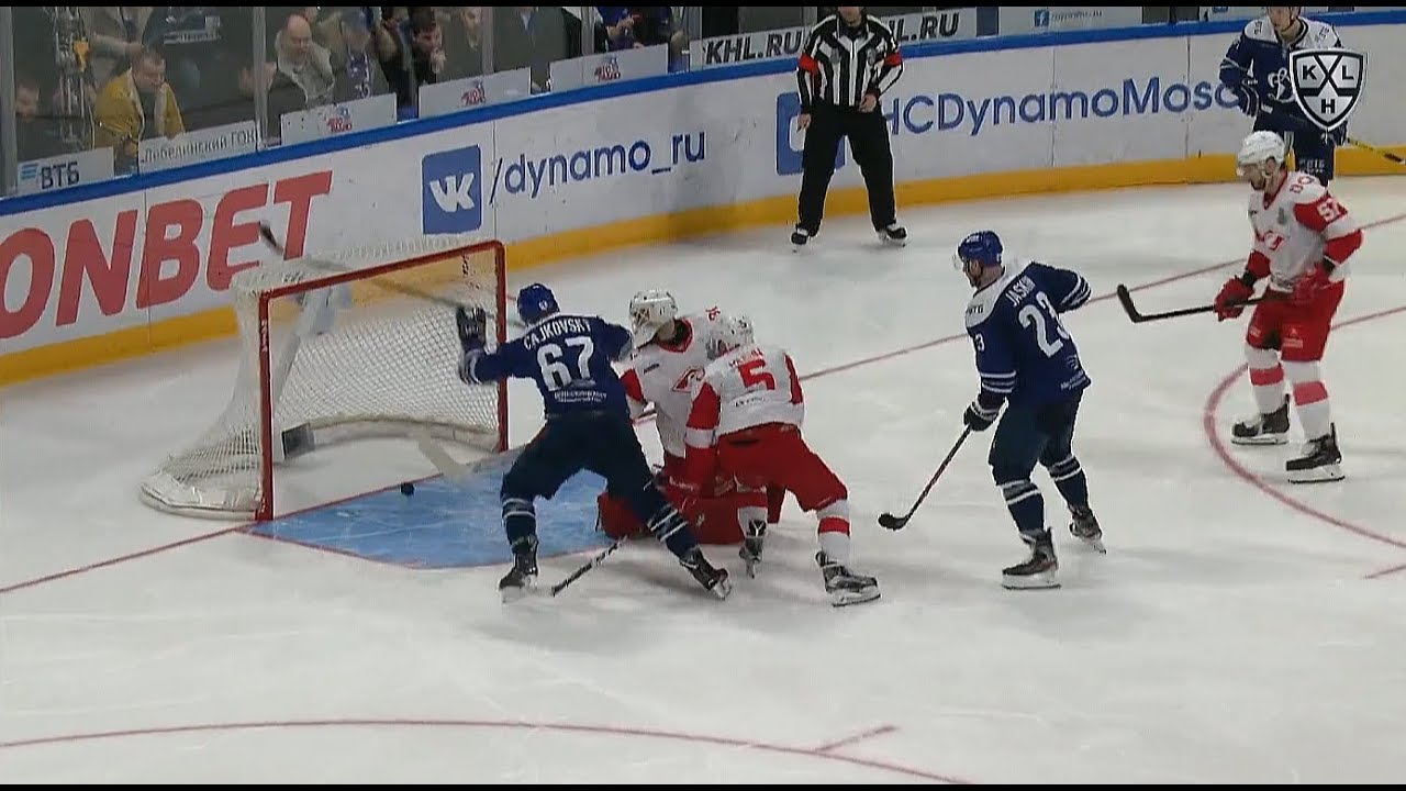 2020 Gagarin Cup. Spartak 1 Dynamo Msk 5, 2 March 2020 (Series 0-1)