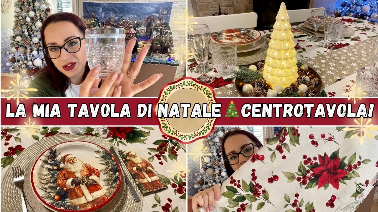 🎄🎅🏼 LA MIA TAVOLA DI NATALE! ✨ IDEE DI CENTROTAVOLA! 🎅🏼🎄 | VLOGMAS 13 - Eleonora Home