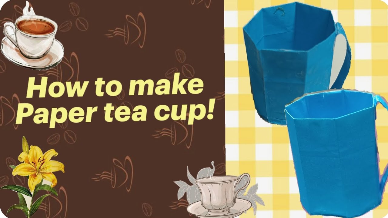 How to make paper tea cup|#origami #origamitutorial #artandcraft #origamicup #art 