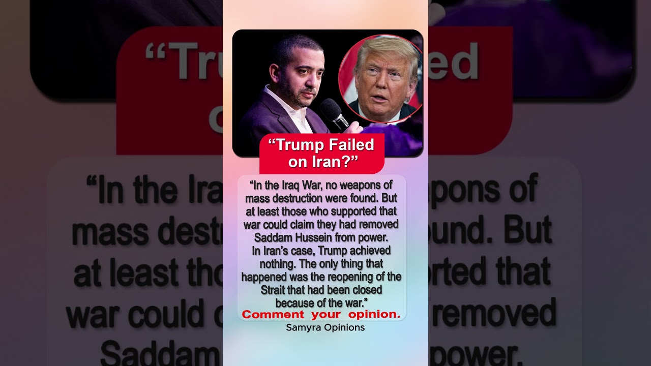 Trump vs Iran: Journalist Mehdi Hasan Raises Major Questions About the Conflict