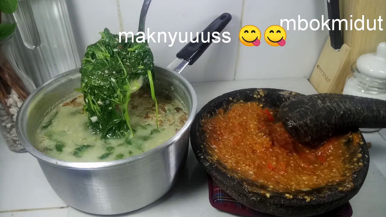 Sayur Bobor  Bayam & Sambel Tomat 😋