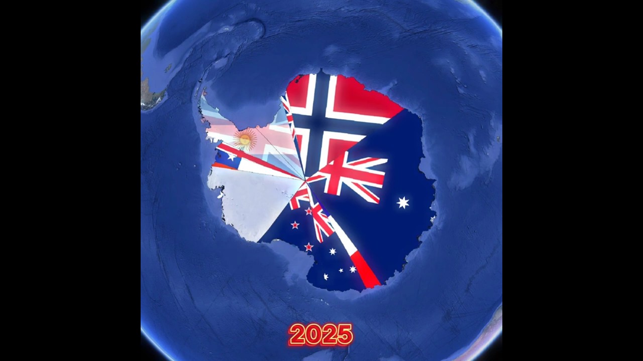 A Brief History of Antarctica #maps #history #historymap