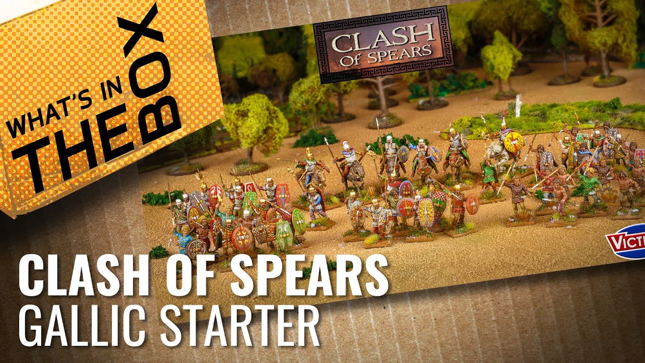 Unboxing: Clash Of Spears | Gallic Starter Set (Victrix Miniatures)