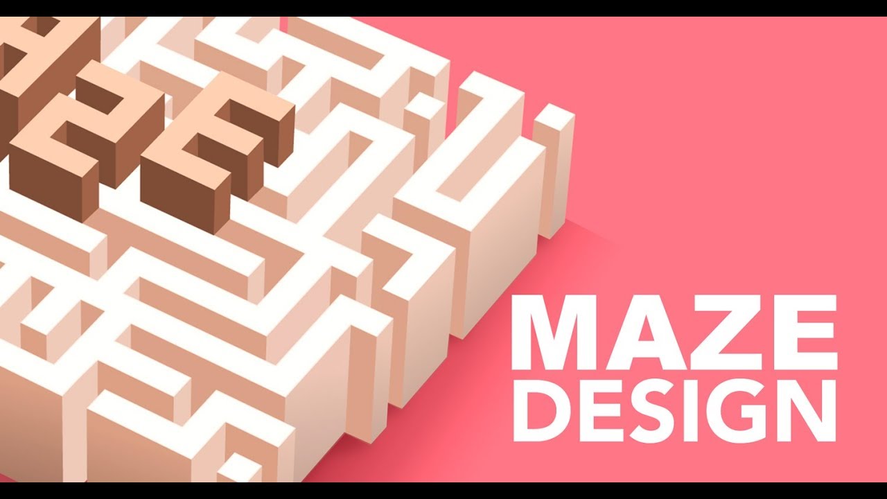 Maze Design | Adobe Illustrator/Photoshop | Graphic design