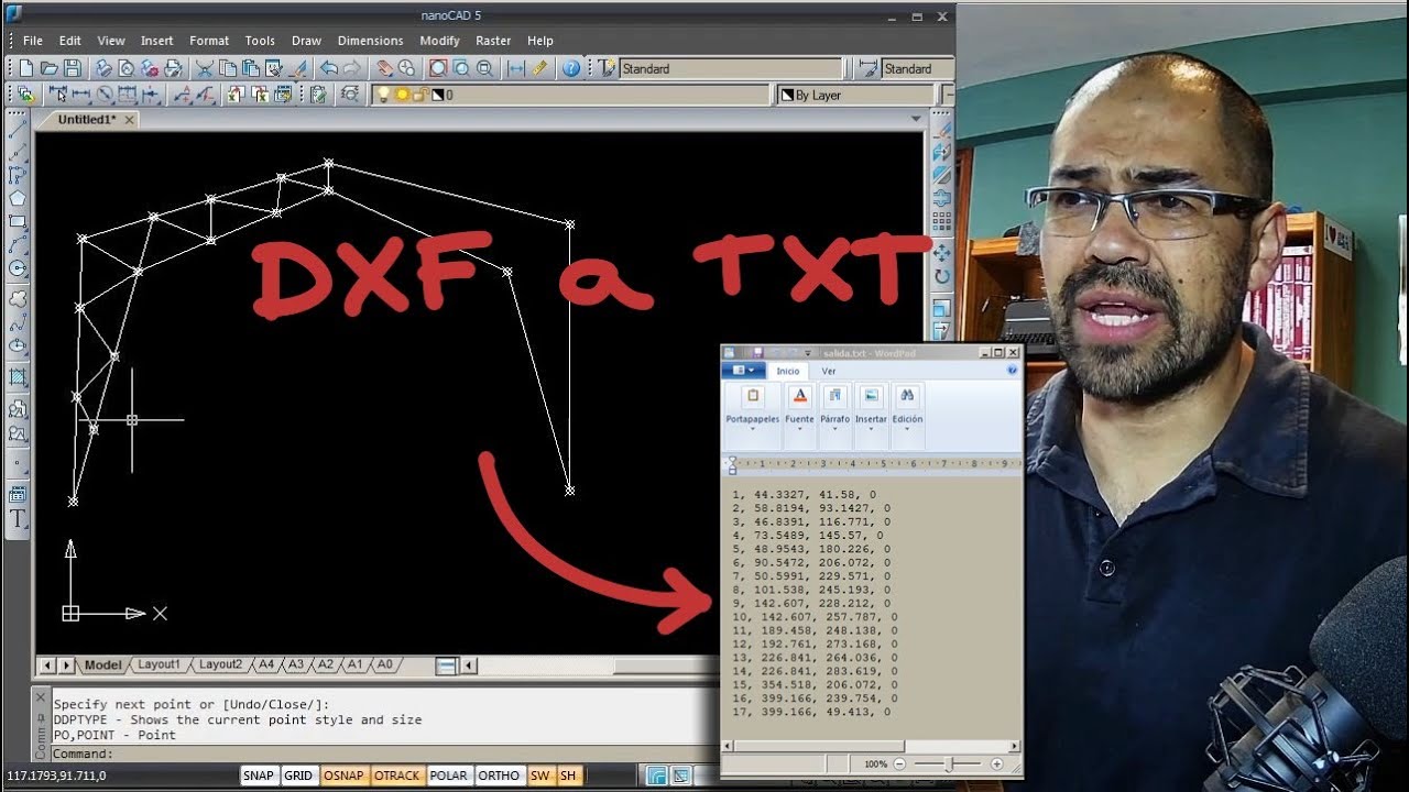 De Autocad a Archivo de texto con C++