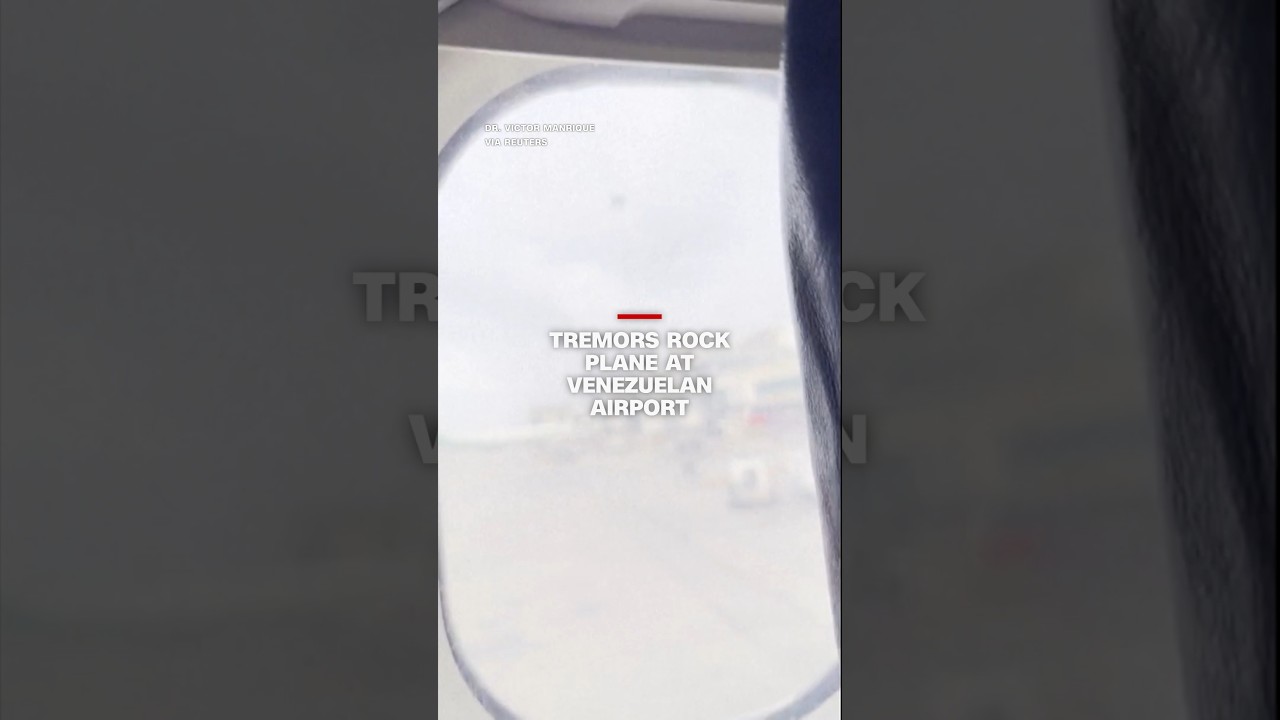 Tremors rock plane at Venezuelan airport