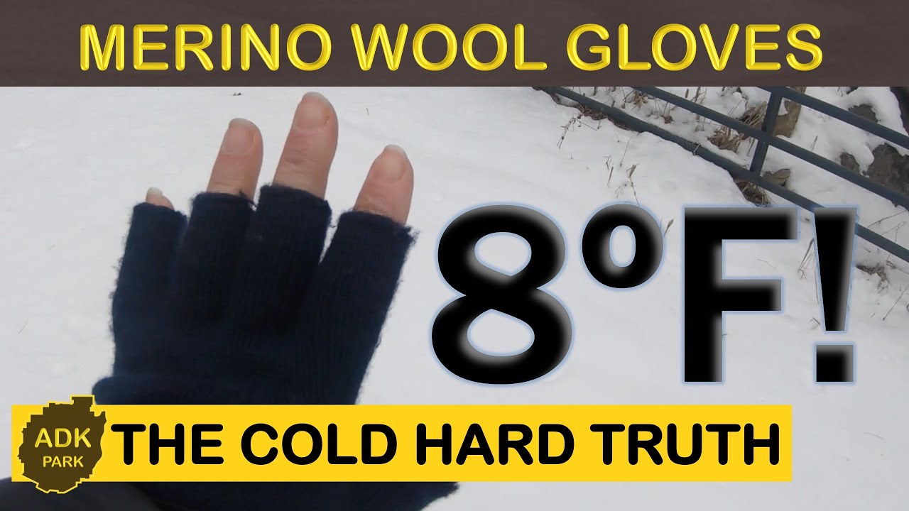 MERINO WOOL FINGERLESS GLOVES - COLDER TEMPERATURES!