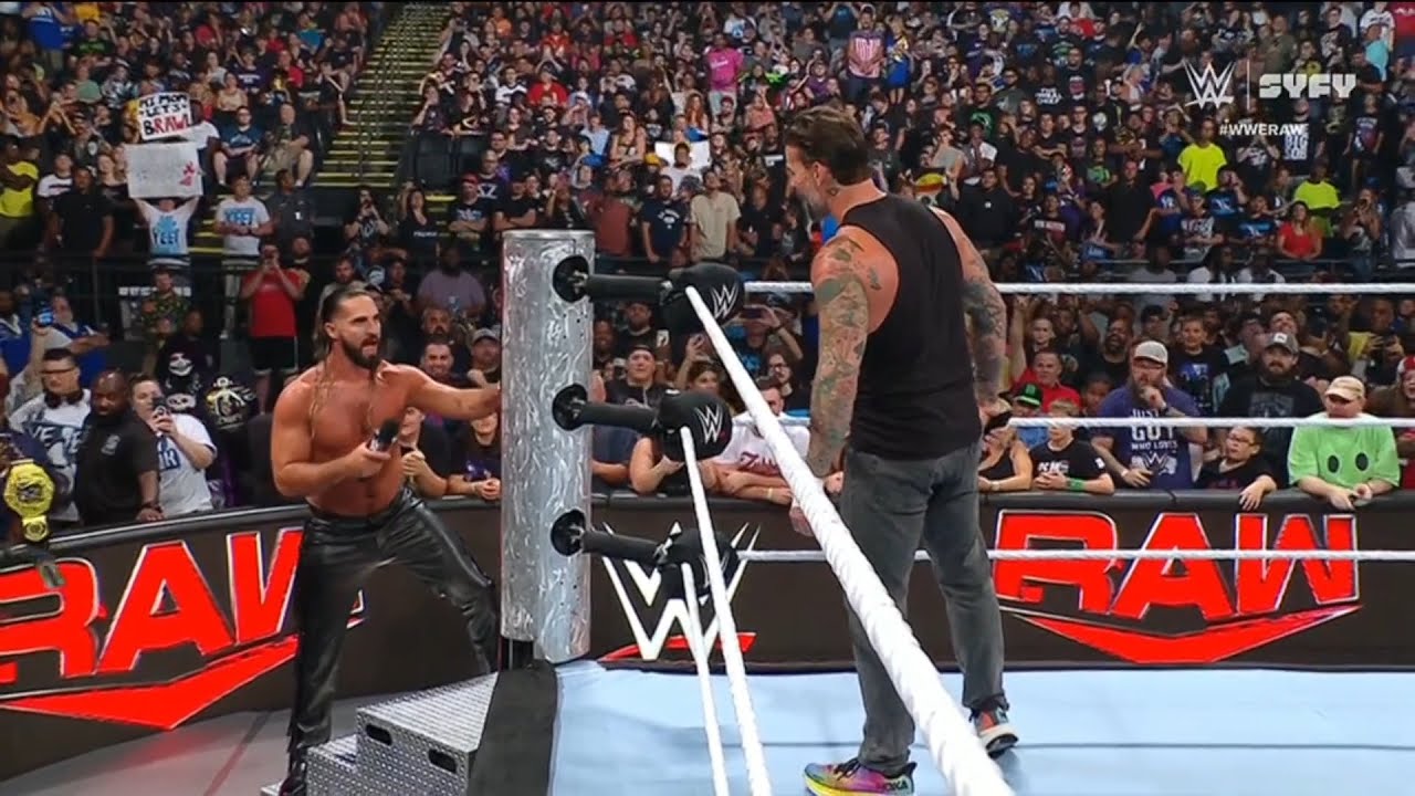 Seth Rollins confronts CM Punk - WWE RAW 8/5/2024