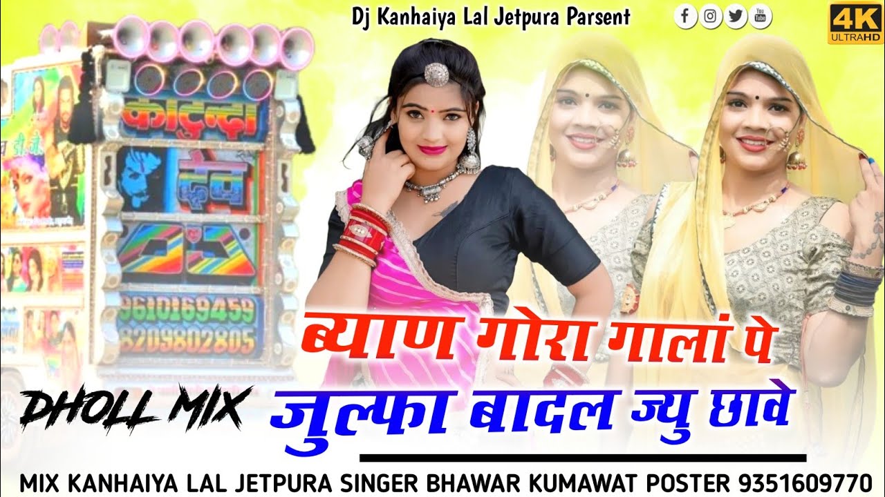 Byan Gora Gala Pe Zulfa Badal Jyu Chave| New Rajasthani Song 2026 | Singer Banver Kumawat| DJ Remix