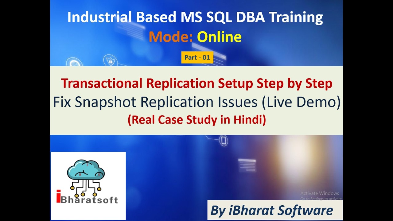 Transactional Replication Setup Step by Step | Fix Snapshot Replication Issues (Live Demo) #sqldba