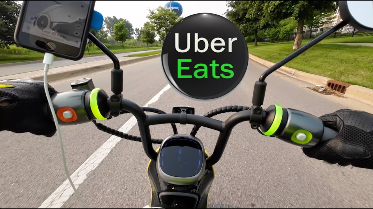 My 1st Day Delivering Uber Eats On A E-Moped (Segway C80) 🛵📦 | The Cool Courier | Shop & Pay | 4K |