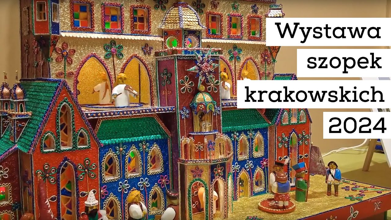 Pokonkursowa wystawa szopek krakowskich (2024) w Pałacu Krzysztofory na Rynku Głównym w Krakowie ⭐️