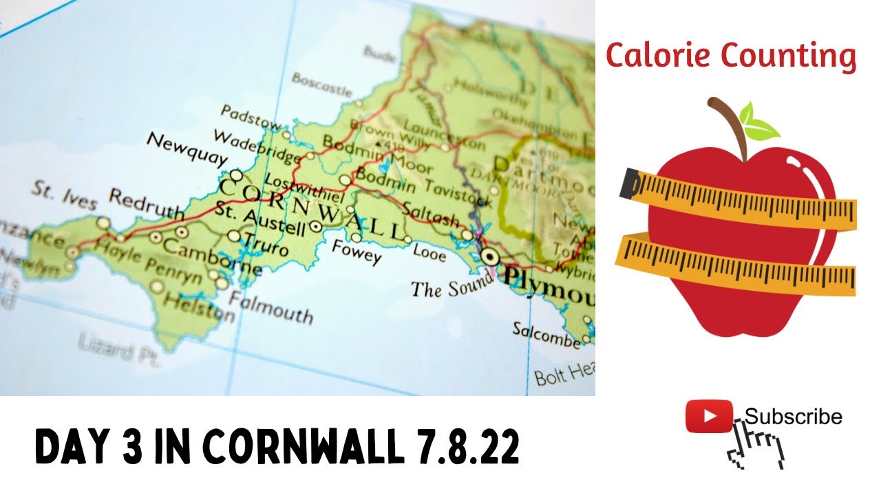 DAY 3 IN CORNWALL 7.8.22 #caloriecounting #cornwall #losingweight #calories #holiday