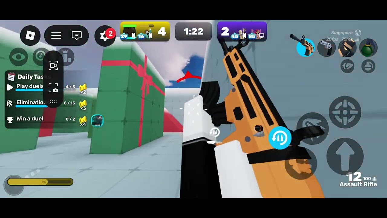 Try me rhigt now on ROBLOX rivals 