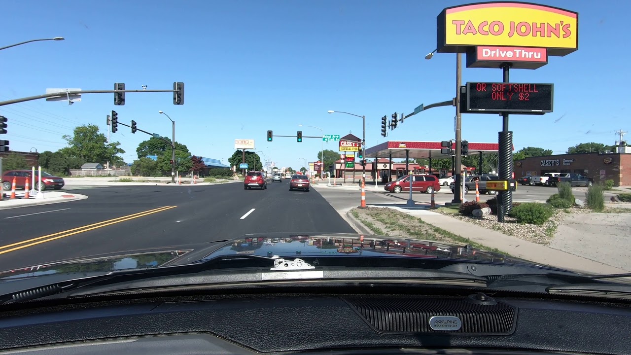 Driving around Ames, Iowa