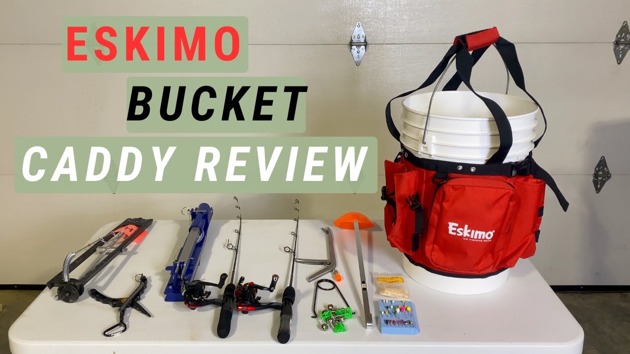 Eskimo Bucket Caddy Review &ndash; The Ultimate Ice Fishing Organizer?