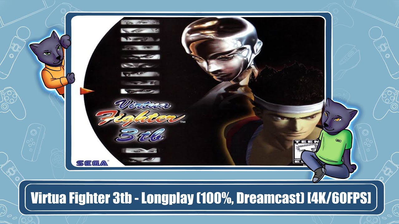 Virtua Fighter 3tb - Longplay (100%, Dreamcast) [4K/60FPS]