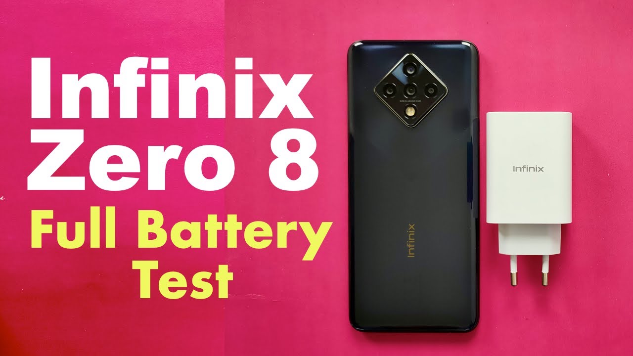 Infinix Zero 8 Battery Test | Charging Test and Drain Test | Real Fast Charging!!