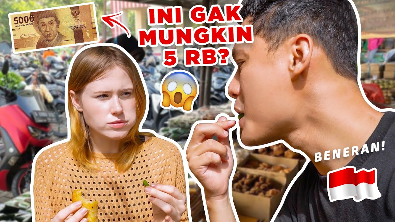 ISTRI RUSIA GAK PERCAYA JAJANAN ENAK INI CUMA 5 RBAN AJA 😬