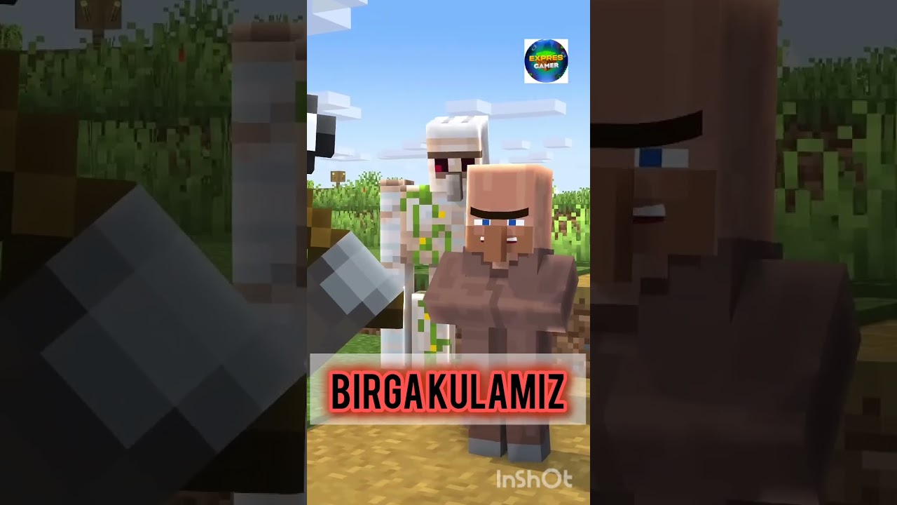 ●MINECRAFT QISHLOQILAR VS QAROQCHILAR ●BIRGA KULAMIZ🤣🤣🤣🤣🤣 