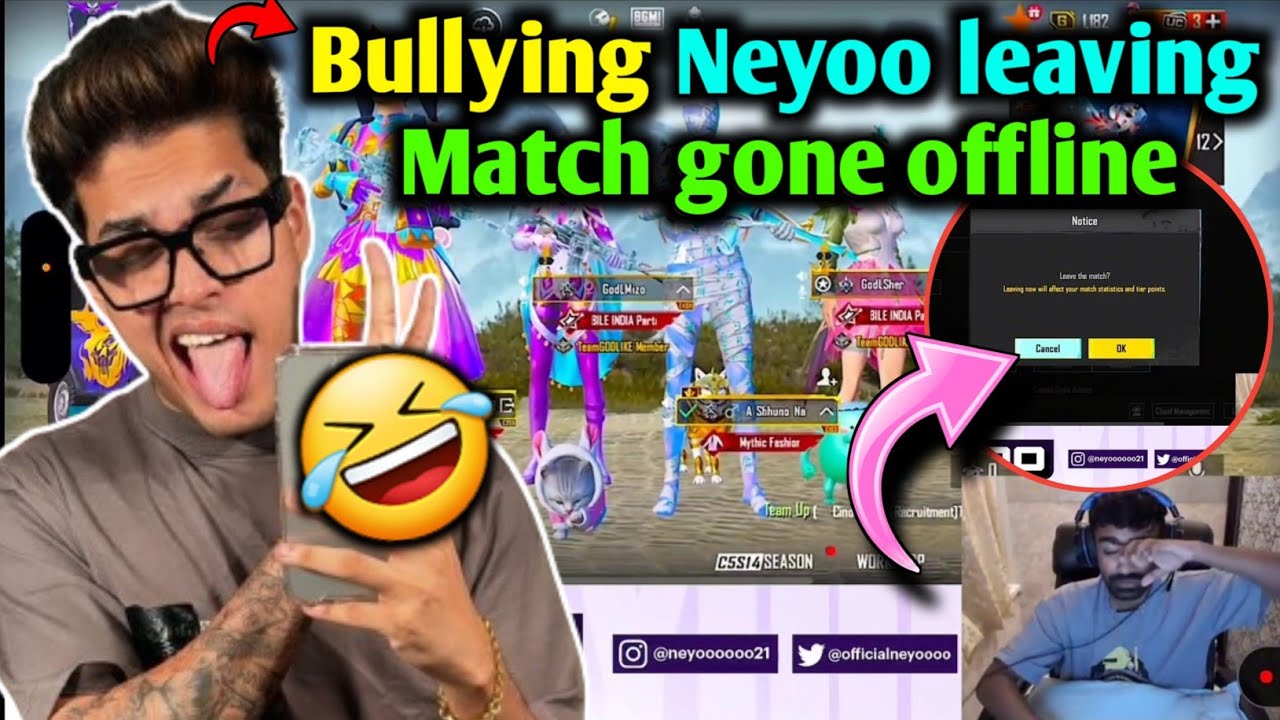 Jonathan & KikiOP Troll Neyoo😅🤣 Neyoo leave match &    did Stream Off😅😅😅