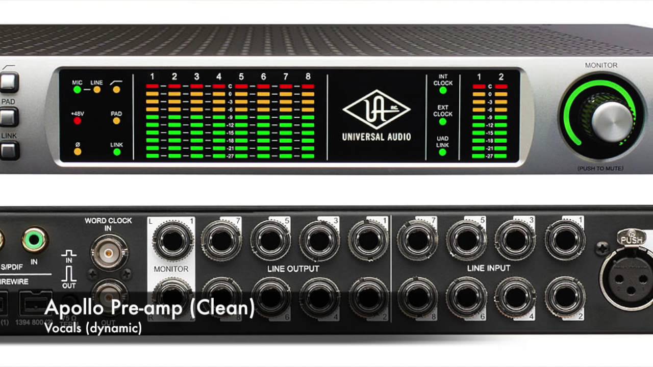[Universal Audio] Apollo Unison Preamp comparison (+ other pre's) on Bass,Guitars,Vocals