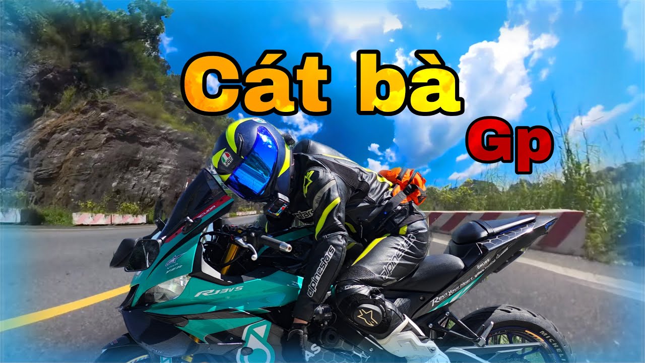 R3 ÔM CUA HẾT LỐP TẠI CÁT BÀ - TOUR CÁT BÀ GP - ĐƯỜNG VEN BIỂN CÁT BÀ - MOTOVLOG - LÊ ANH QUYỀN