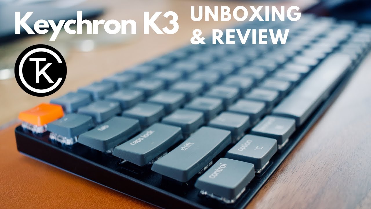 Keychron K3 Ultra Slim Low-Profile Mechanical Keyboard Unboxing and Review (Brown Switches)