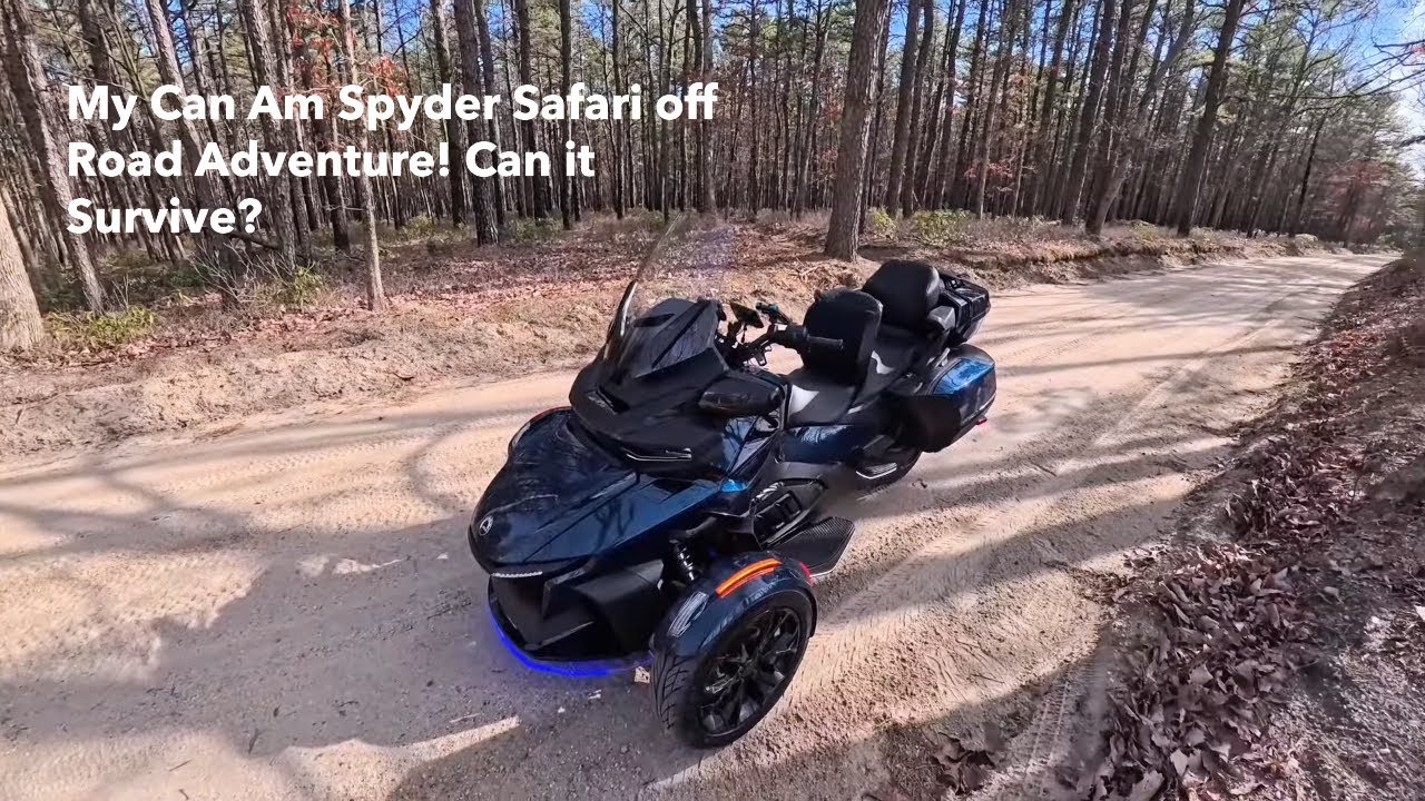 My Can Am Spyder Safari off Road Adventure! Can it Survive?