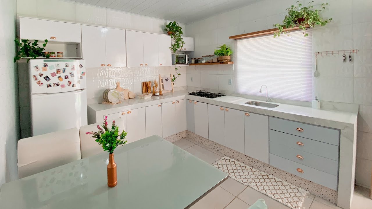 A COZINHA FICOU MUITO PERFEITA| OS ARMARIOS CHEGARAM