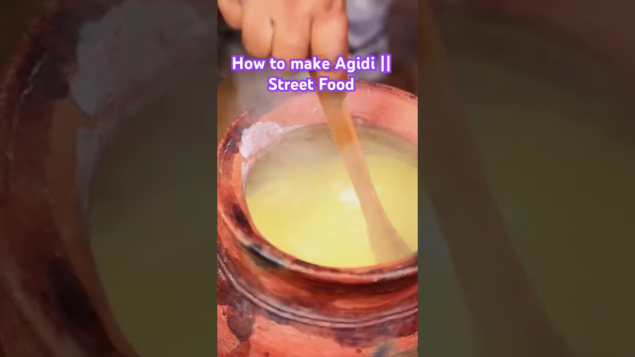 How to make Agidi || Ghana Street Food #youtubeshorts #shortfeeds #youtubeviralshorts #ghanafood