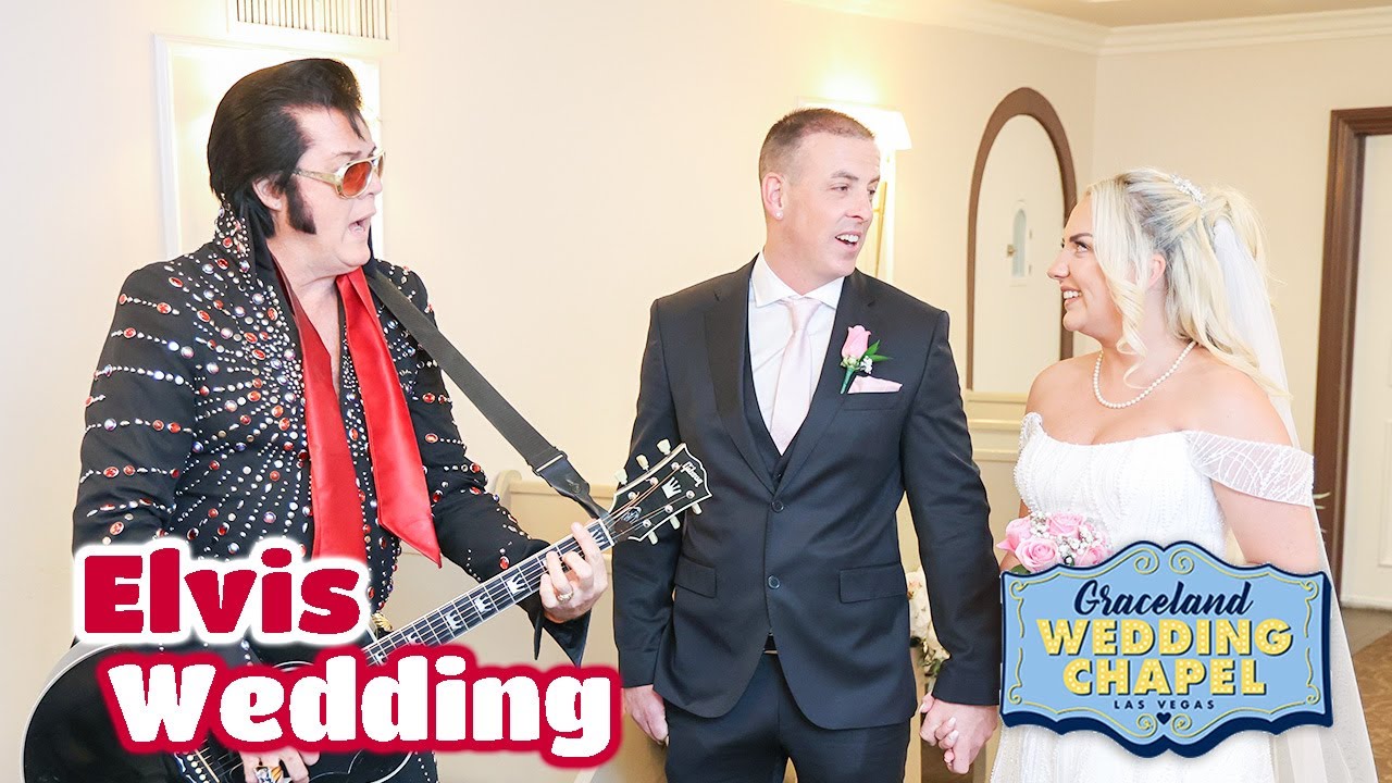 Ric & Hannah's Elvis Wedding in Las Vegas | Graceland Chapel