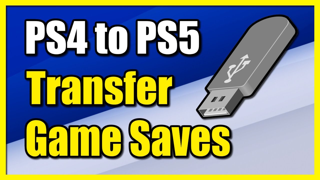How to Transfer PS4 Game Saves to PS5 Console With USB or External Hard Drive (No PS PLUS NEEDED)
