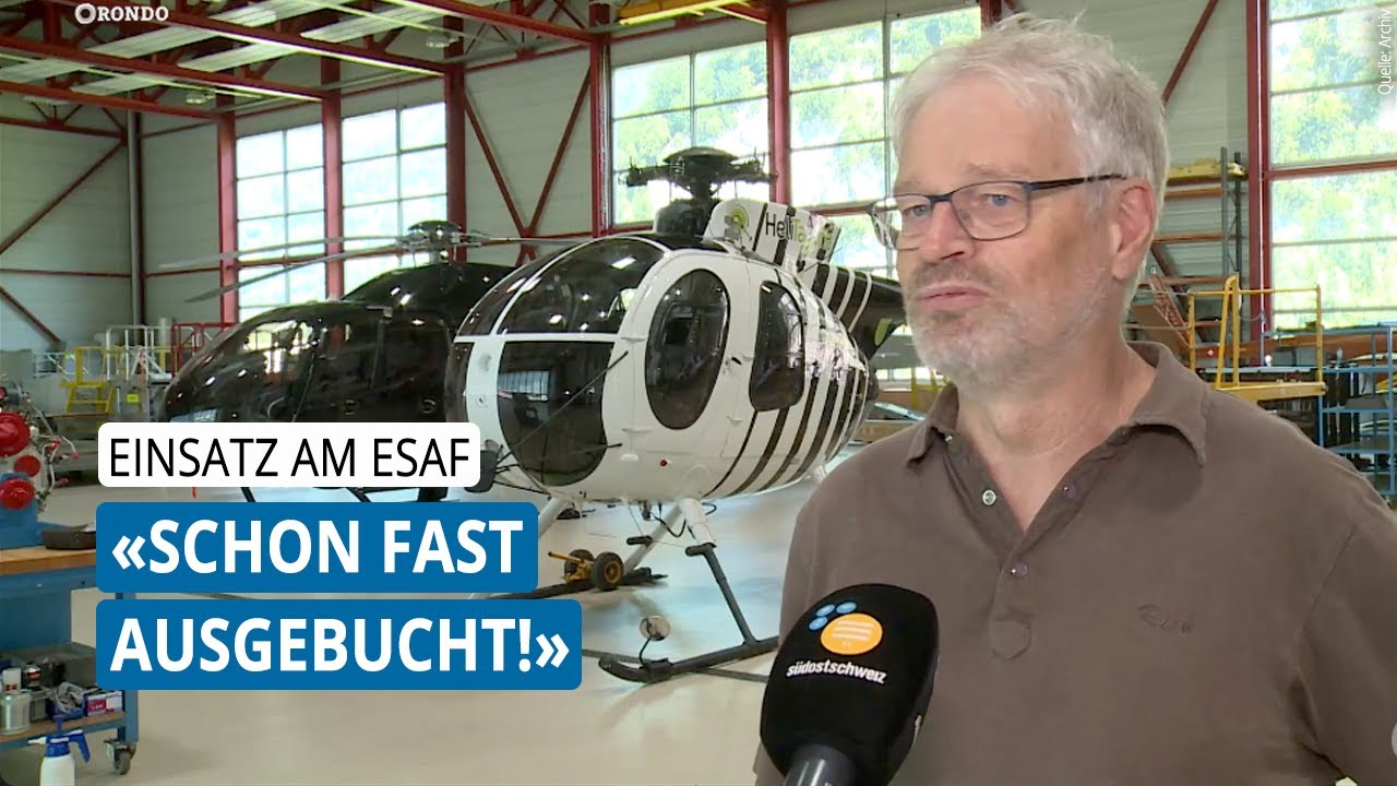 Esaf-Helitaxi ist laut Linth-Air-Service-Chef sehr gefragt