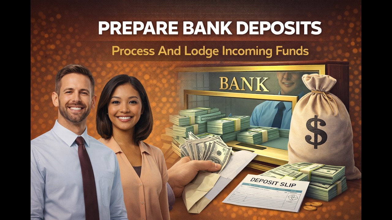 Prepare Bank Deposits and Lodge Flows