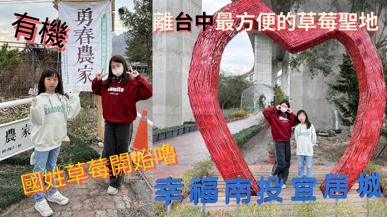 親子出遊｜南投國姓採草莓＋有機番茄，孩子第一次採番茄，離台中最方便的草莓聖地，台灣認證的有機農場。#台中 #南投 #草莓季 #草莓 #有機 #農場 #番茄 #一日遊 #隱藏景點 #封面#大湖 