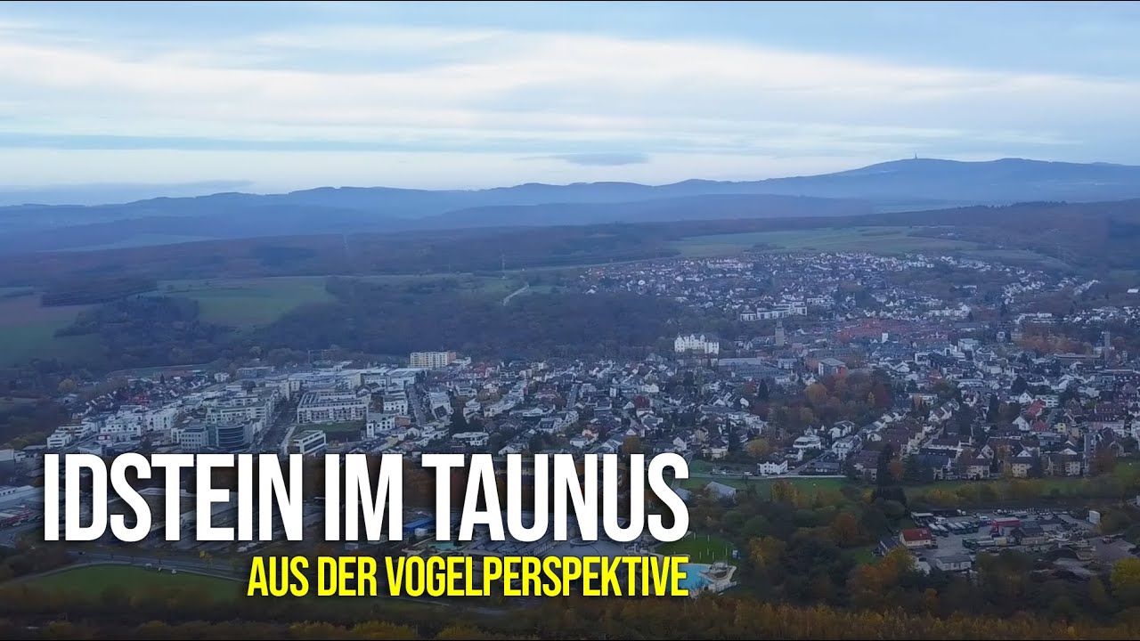 IDSTEIN von oben - die charmante und bezaubernde Hexenturmstadt im Taunus aus der Vogelperspektive