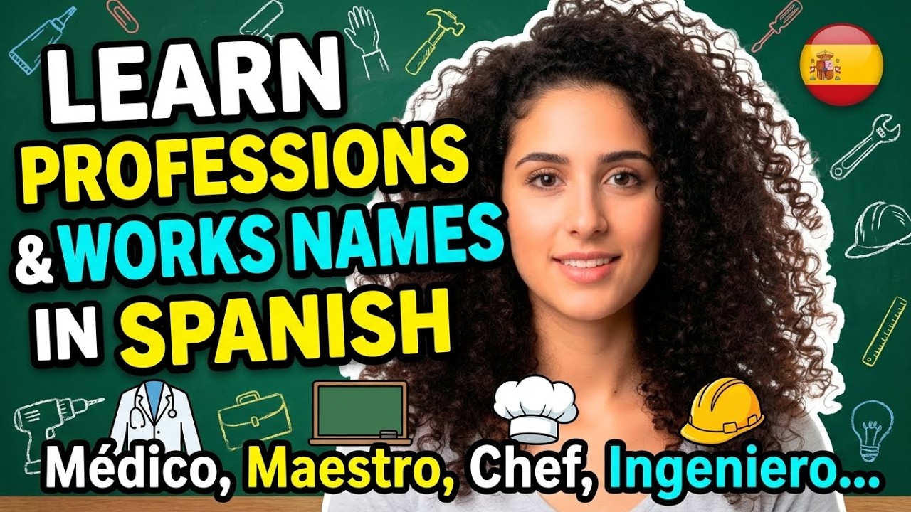 Talk About Your Job in Spanish! | Essential Vocabulary 💼 | Study Spanish for beginners A1