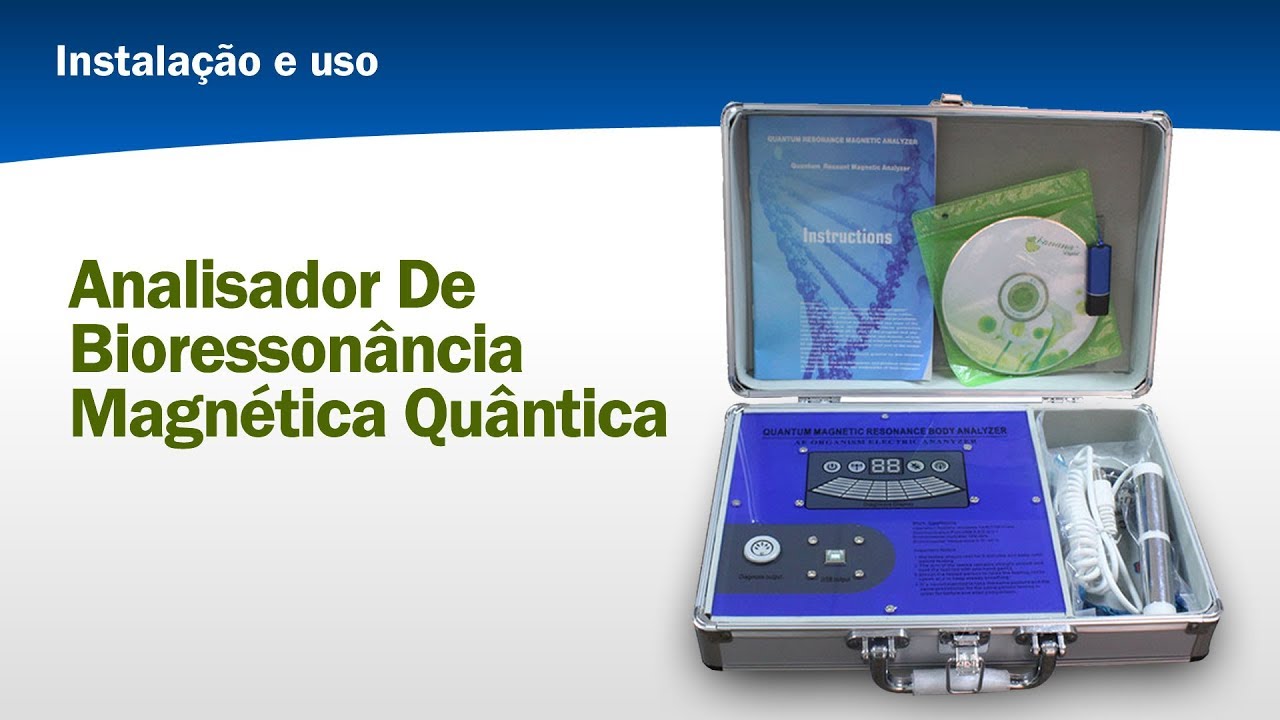 Analisador de Bioressonância Magnética Quântica - Instalação e utilização