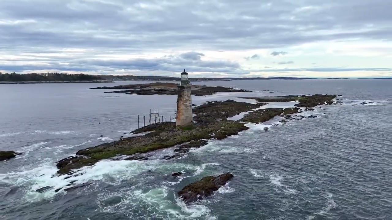 Ram Island Ledge Light, Casco Bay, Maine.