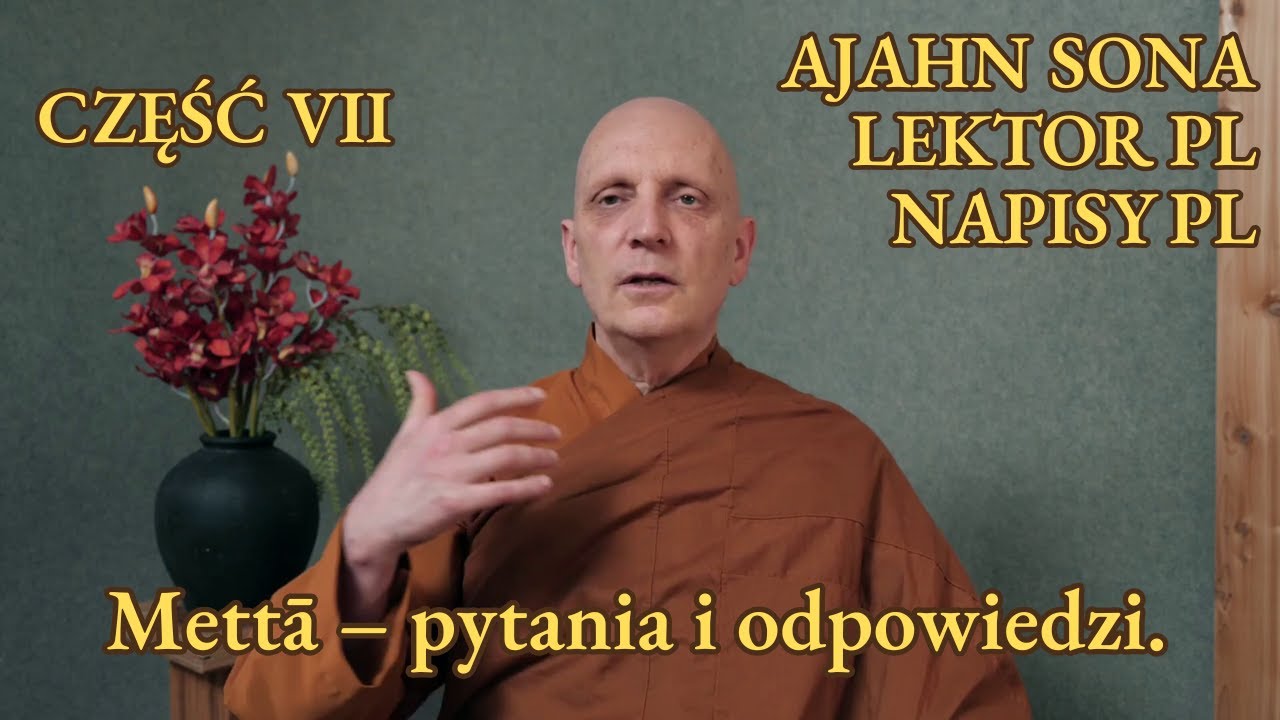 Ajahn Sona - Mettā – pytania i odpowiedzi. (7) [LEKTOR/NAPISY PL]